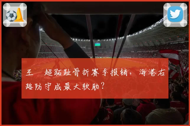 王燊超跖趾骨折赛季报销，海港右路防守成最大软肋？